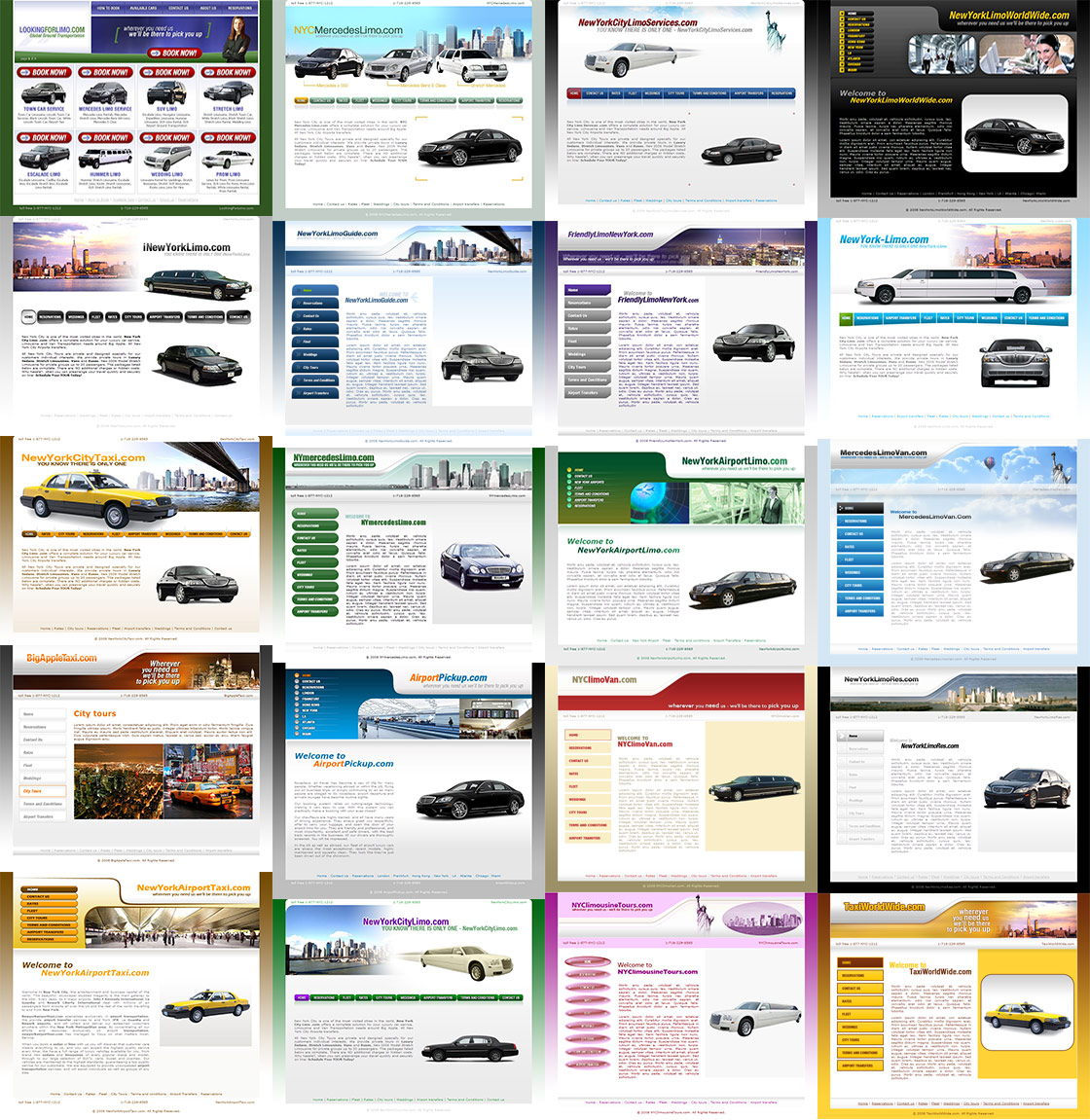 Limo rental web sites